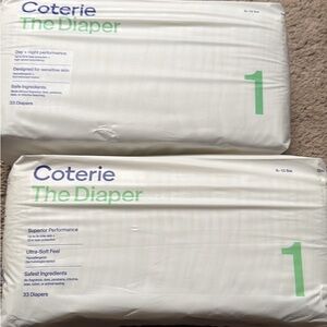 Coterie Diapers Size 1